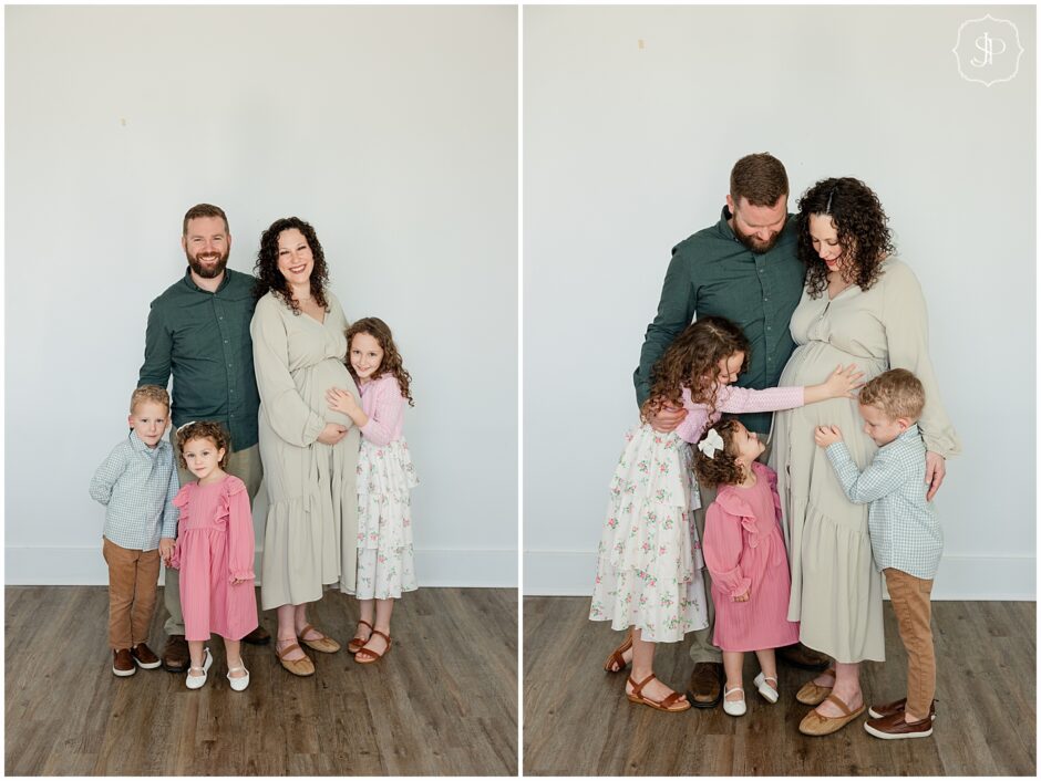 Maternity Studio Family Portrait Session Latrobe Family Portrait Photographer