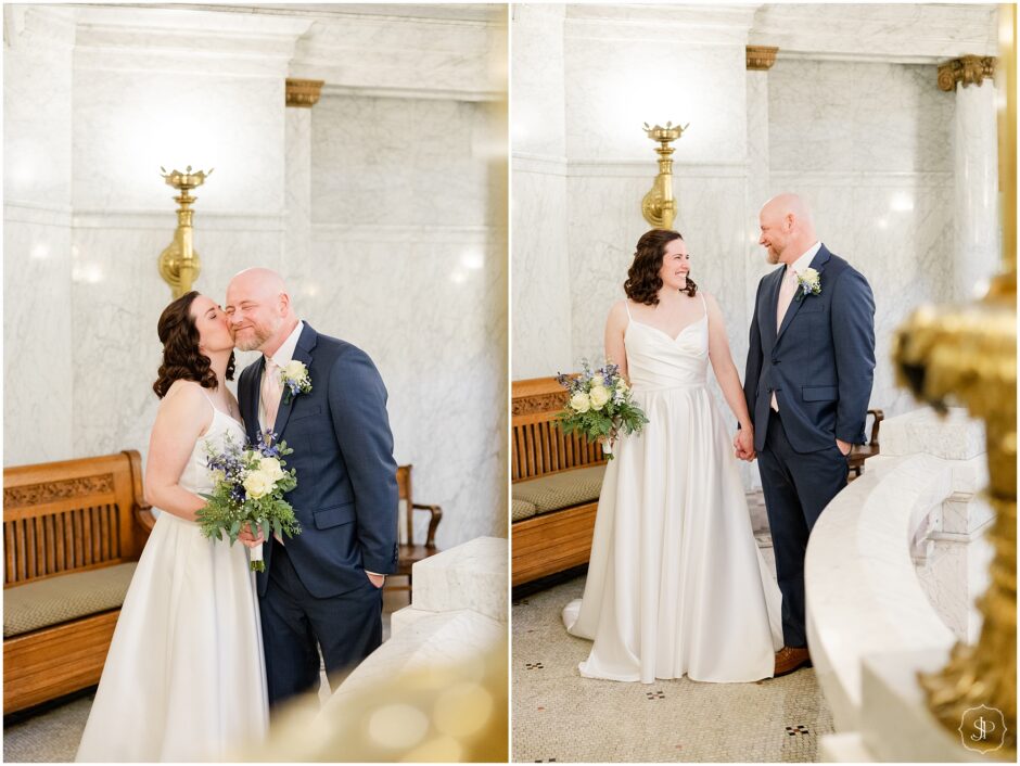 Westmoreland Courthouse Wedding Courtroom number 8 on the 4th floor wedding