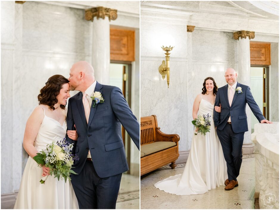 westmoreland courthouse wedding in downtown Greensburg