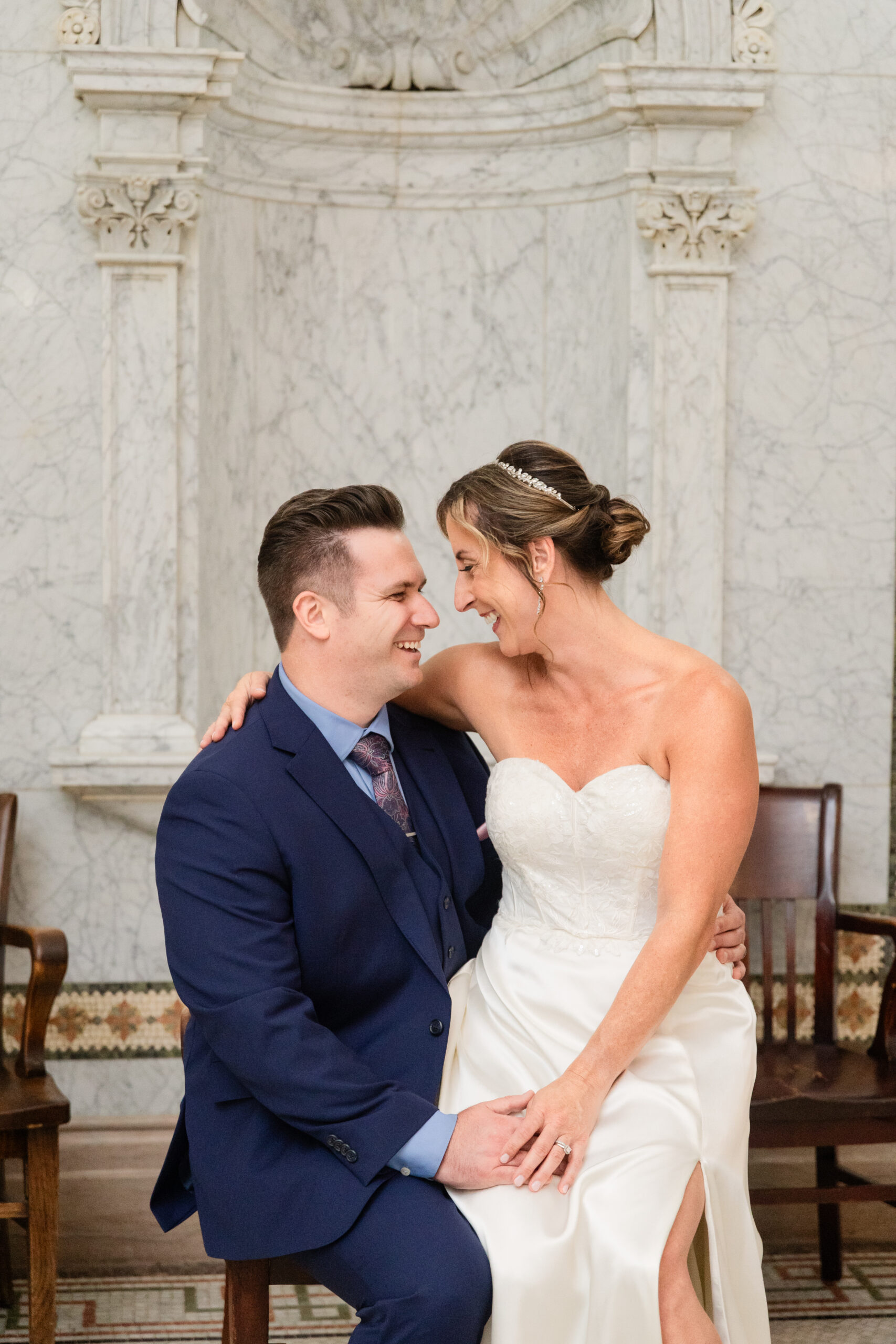 Tiffany & Dan Westmoreland County Courthouse Wedding